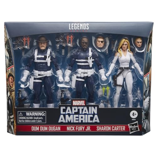 Hasbro Marvel Legends Shield Sharon Carter figure showcasing poseability and detail