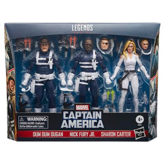 Hasbro Marvel Legends Shield Sharon Carter figure showcasing poseability and detail