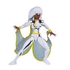 Hasbro Marvel Legends Storm classic costume deco ideal for retro displays.