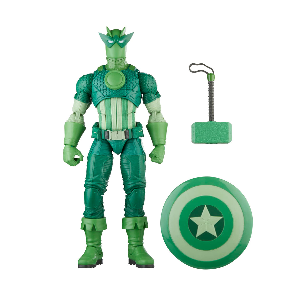Hasbro Marvel Legends Super-Adaptoid front view for dramatic shelf display