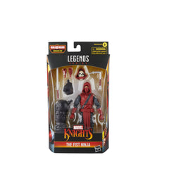 Hasbro Marvel Legends Fist Ninja articulation pose demonstrates dynamic posing options.