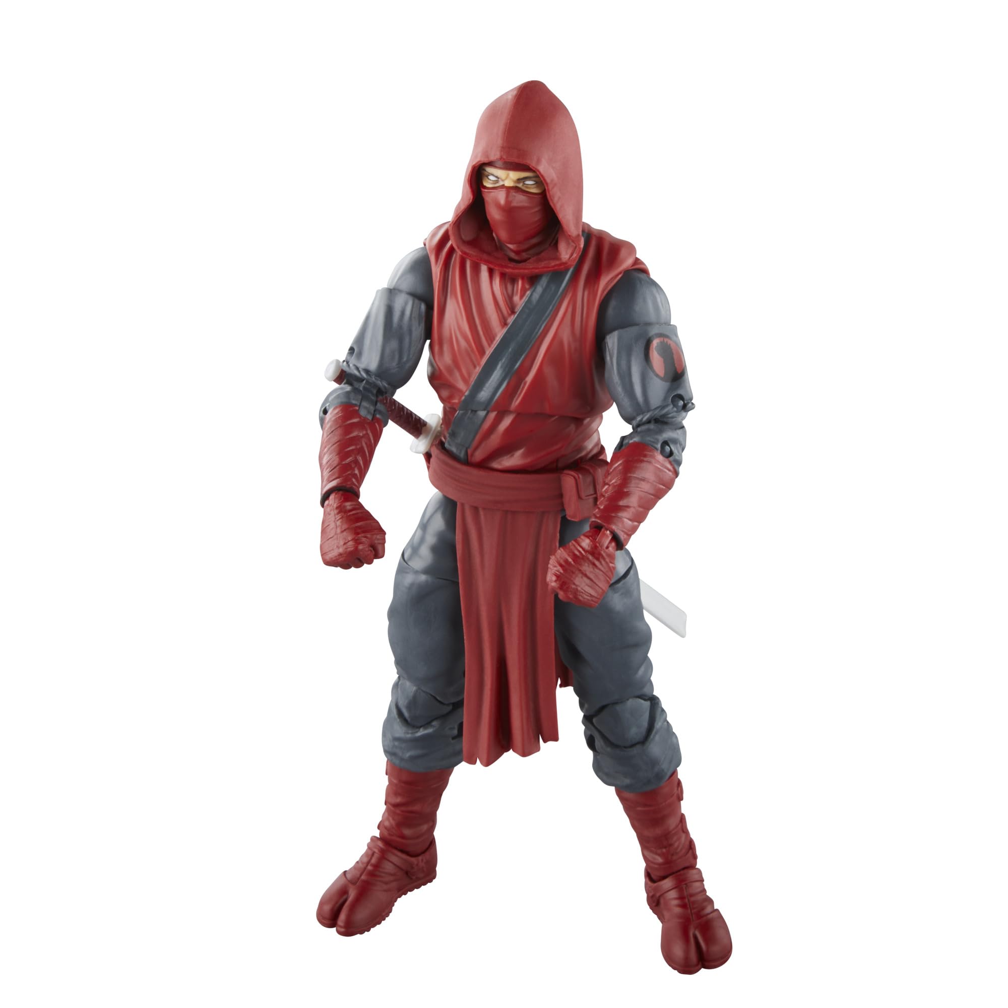 Hasbro Marvel Legends Fist Ninja packaging art boosts display appeal.