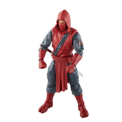 Hasbro Marvel Legends Fist Ninja packaging art boosts display appeal.
