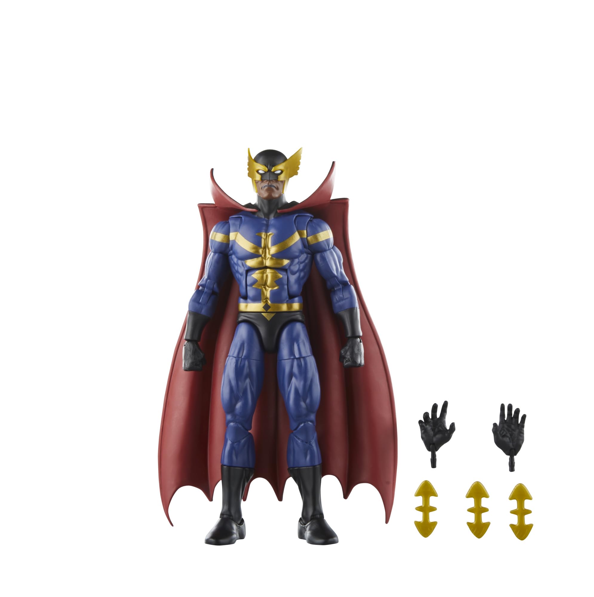 Marvel Legends twin pack display featuring Nighthawk and Blur figures.