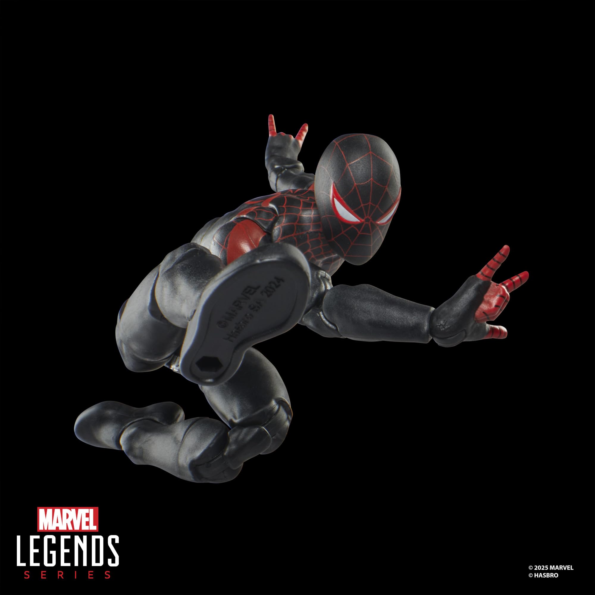 Hasbro Marvel Legends Ultimate Miles Morales, masked head for alternate character looks.