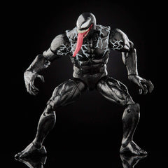 Hasbro Marvel Legends Venom 6inch figure pose-ready stance for shelf setups