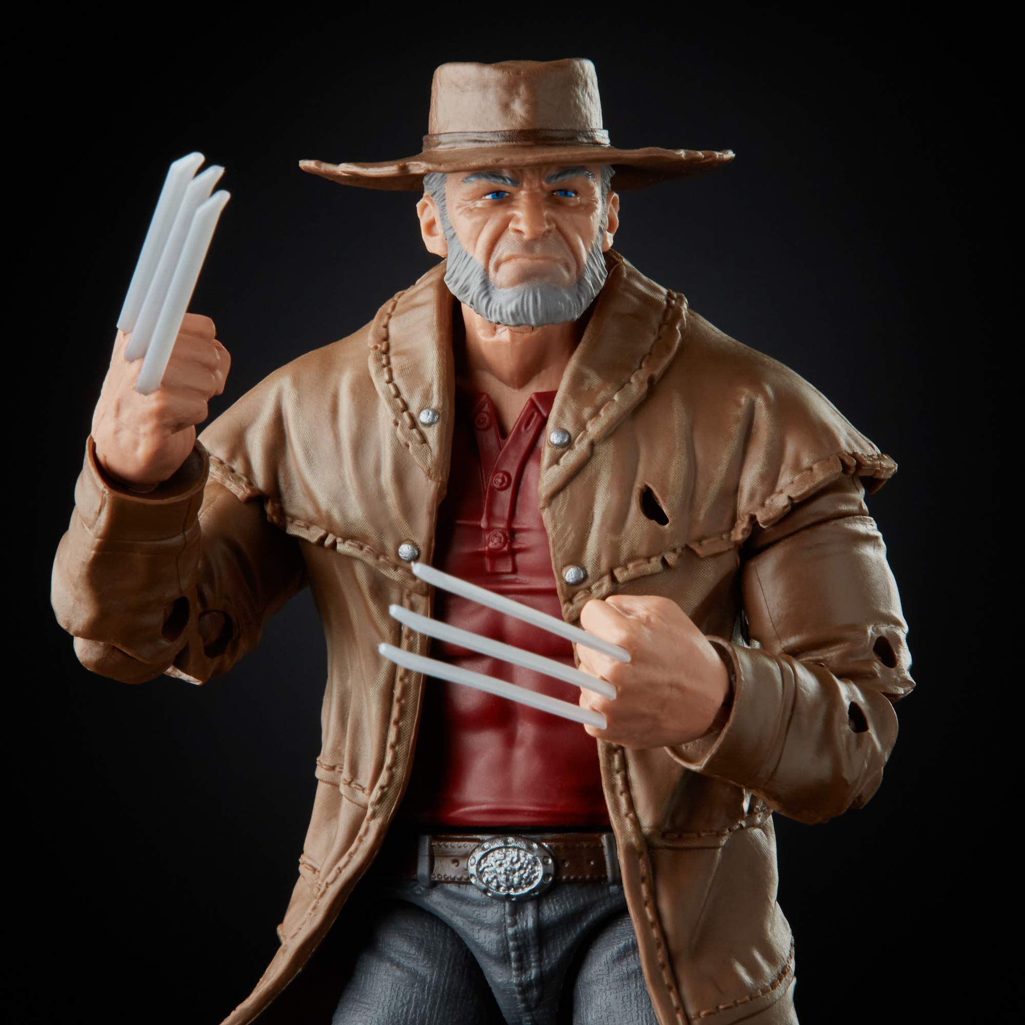 Marvel's Logan 6-inch figure dynamic pose for imaginative play.