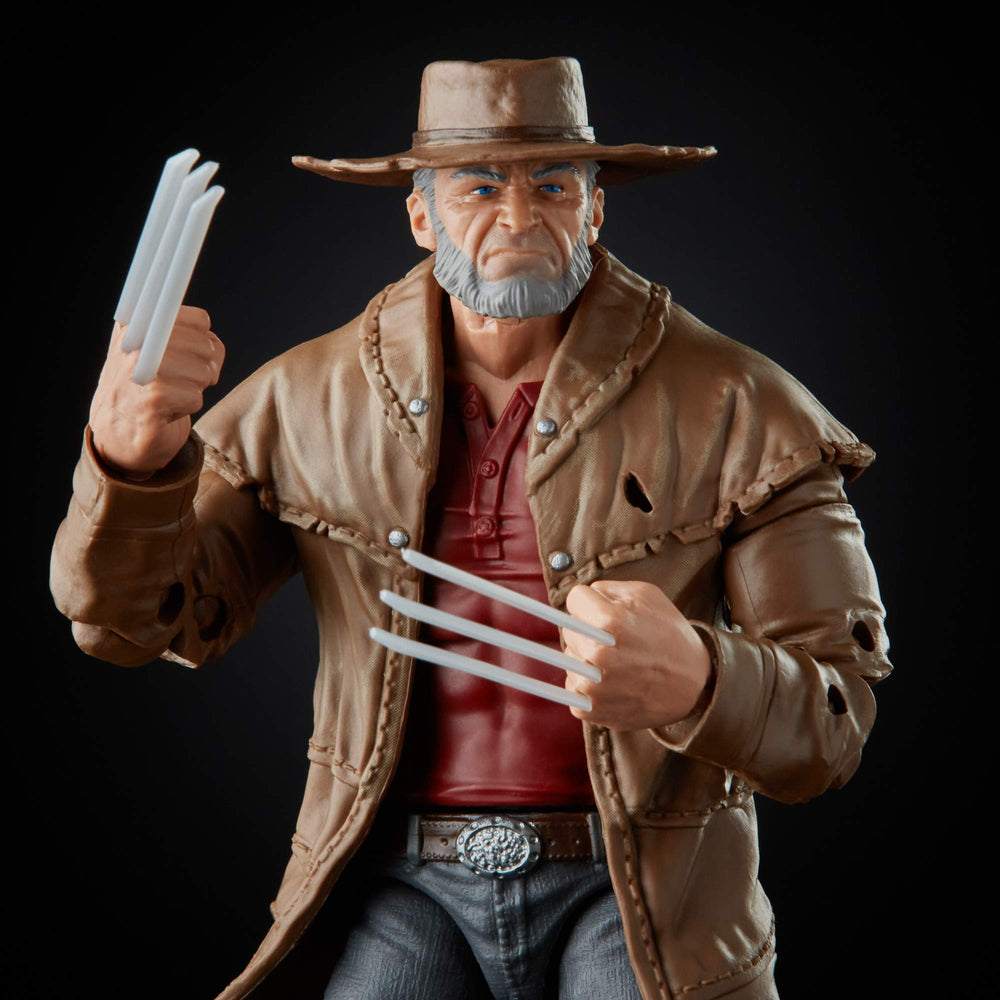 Marvel's Logan 6-inch figure dynamic pose for imaginative play.