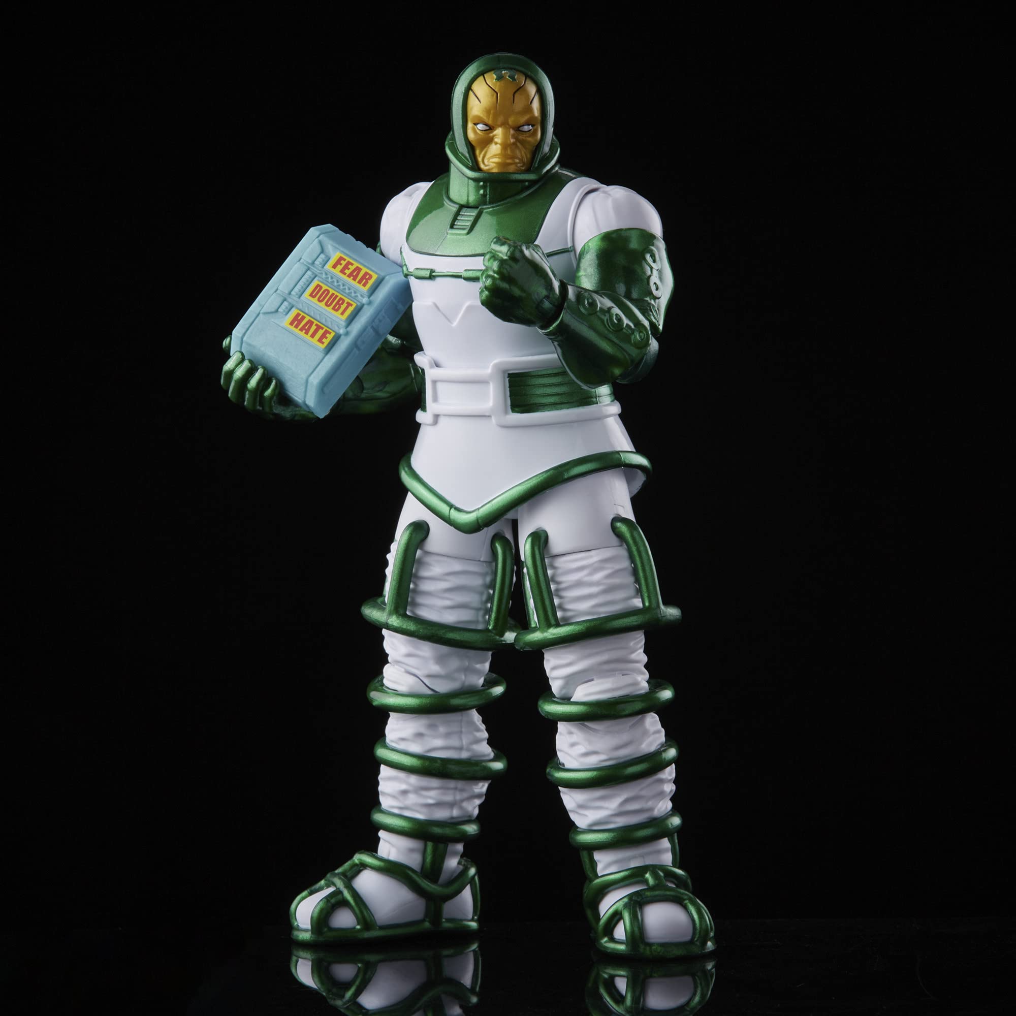 Hasbro Marvel Psycho-Man figure with accessory included for versatile display scenarios.