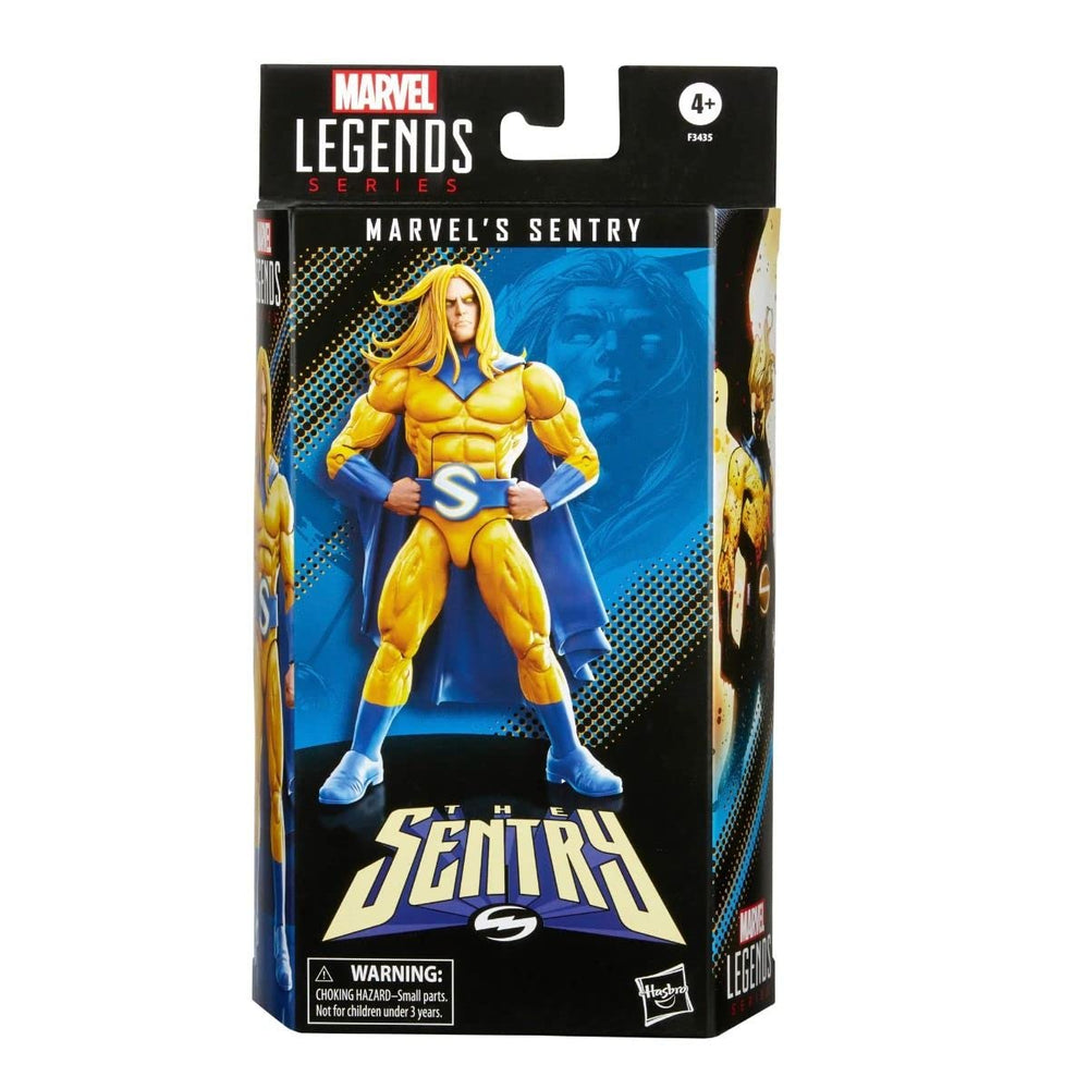 Hasbro Marvel's Sentry figure, front view, designed for durable display.