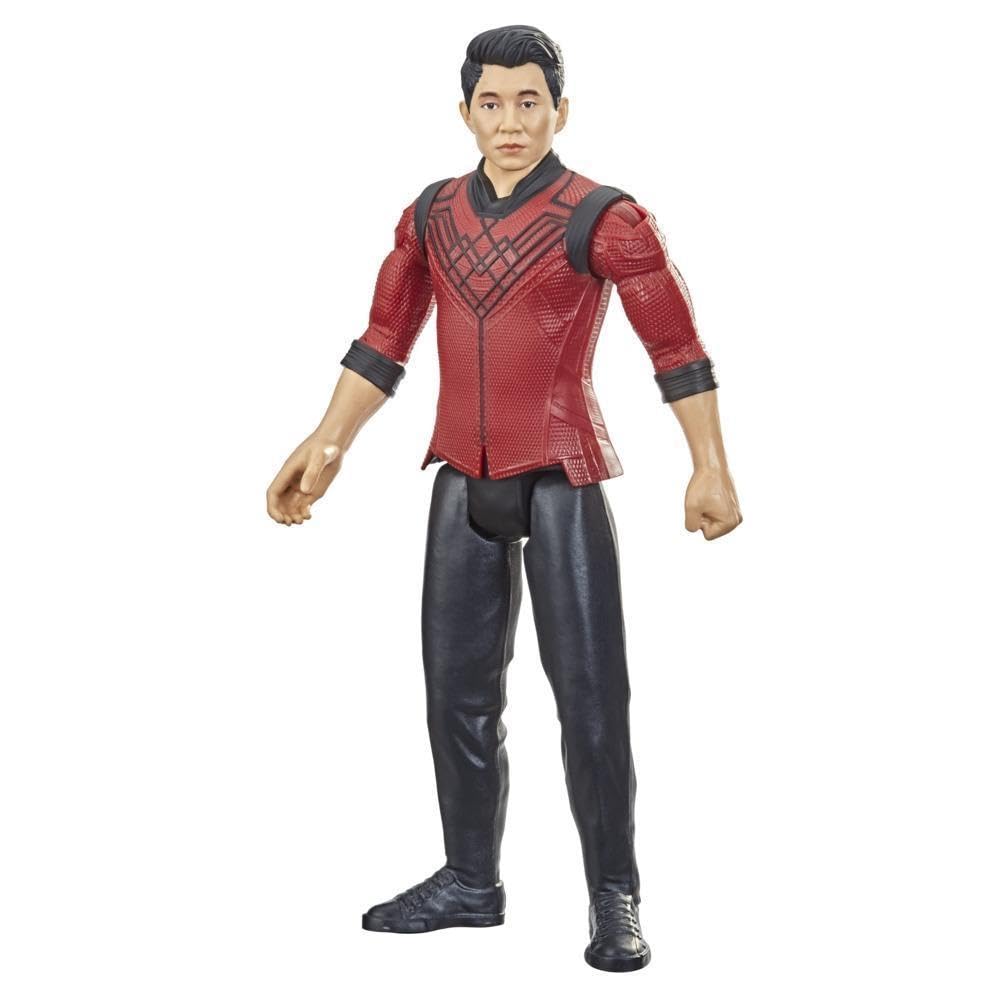 Hasbro Marvel Shang-Chi Titan Hero figure in battle-ready pose for imaginative battles.
