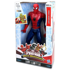 Hasbro Spider-Man 12-inch figure packaging ready for gifting.