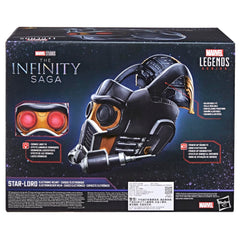 Hasbro Marvel Star-Lord helmet 1:1 scale display ideal for cosplay setups and gallery displays