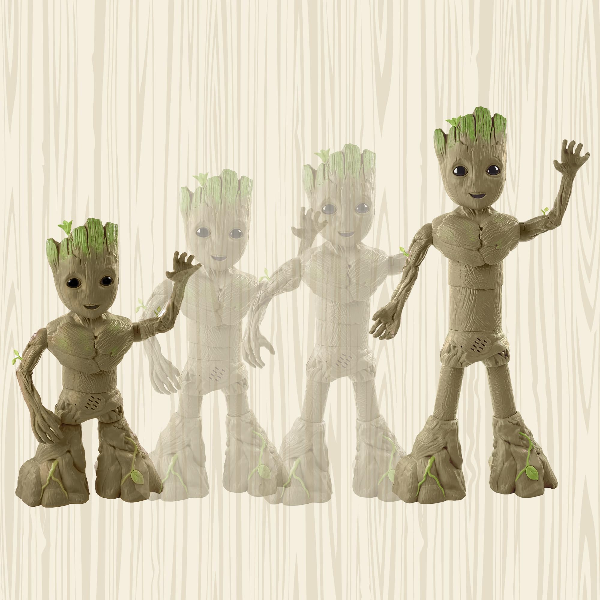 Hasbro Marvel Groot Groove 'N Grow tied to Disney+ I Am Groot show.