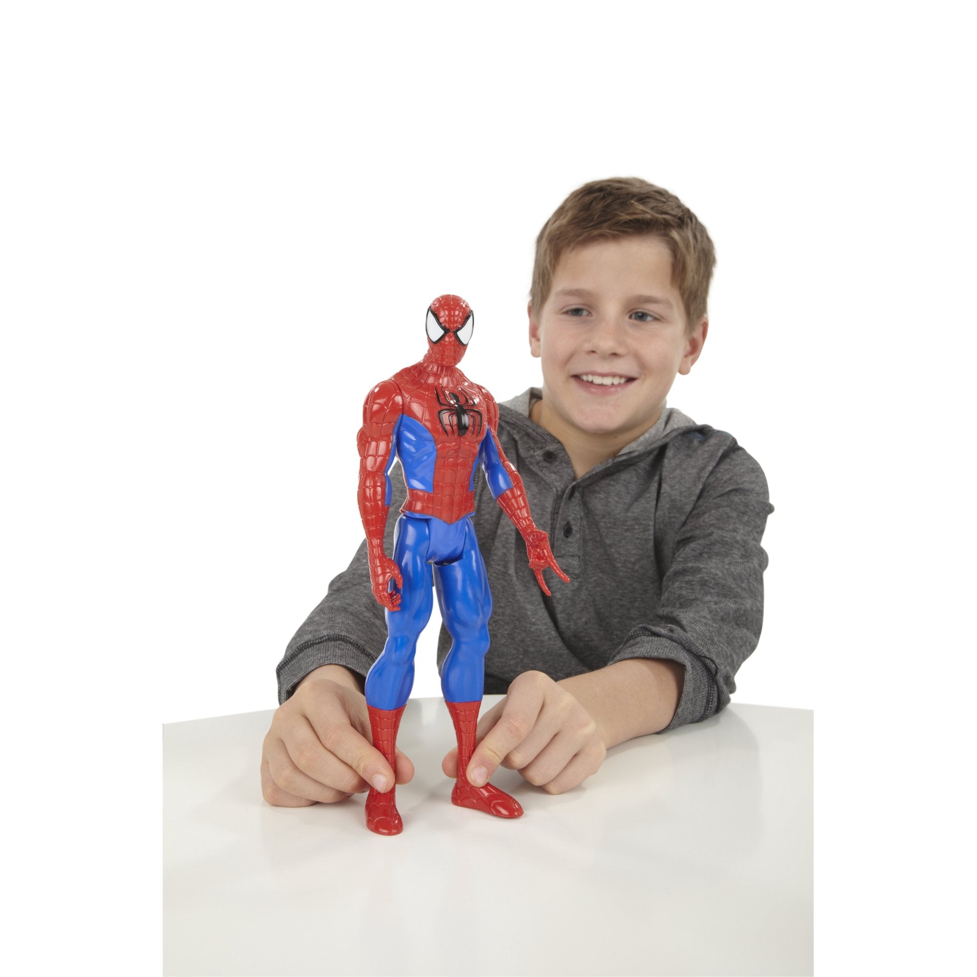 Hasbro Spider-Man Titan Hero 12-inch figure in action-ready stance.