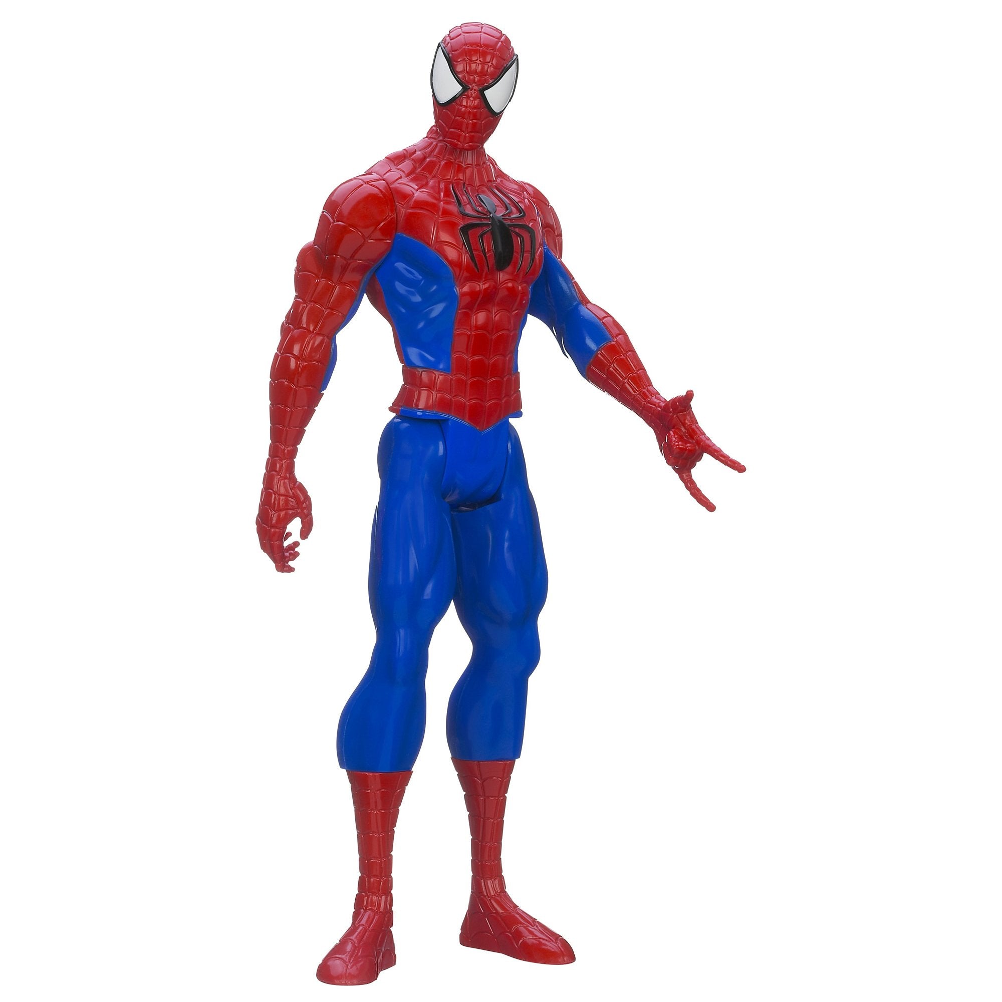Hasbro Marvel Ultimate Spider-Man Titan Hero 12-inch figure, front view for imaginative play adventures.