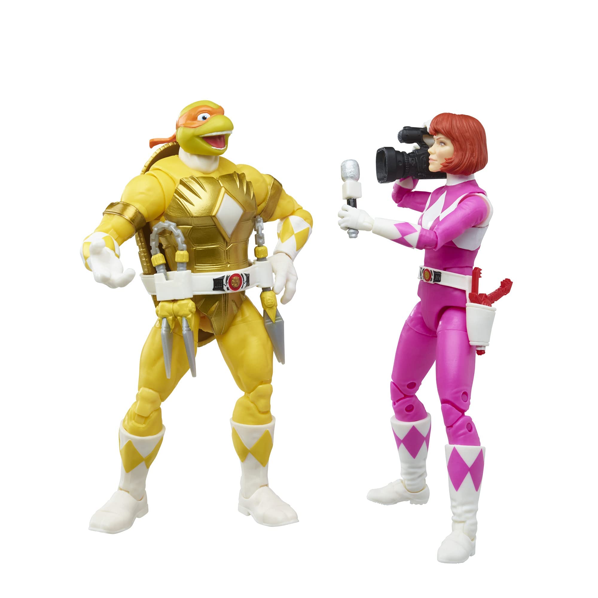 Hasbro Morphed April O'Neil helmet-on poseability for versatile displays.
