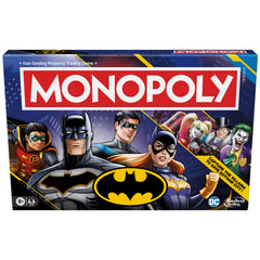 Hasbro Monopoly Batman Edition board game featuring Gotham-inspired artwork and family-friendly gameplay