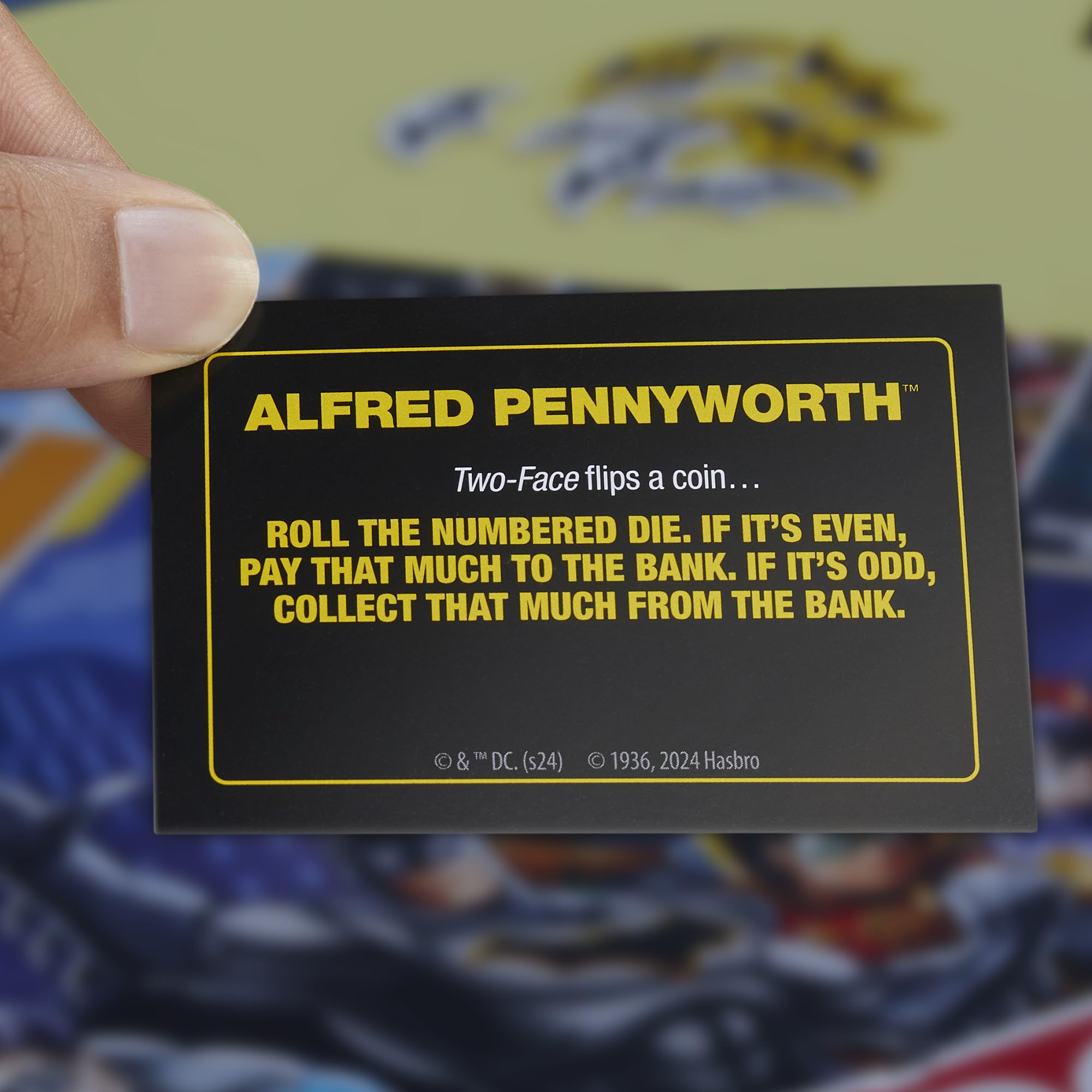 Hasbro Monopoly Batman Edition Calling Cards add mission-style objectives