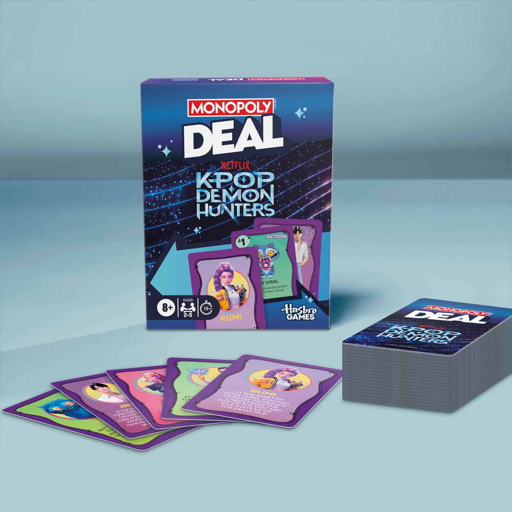 Hasbro Monopoly Deal KPop Demon Hunters 15-minute game session