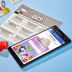 Hasbro Monopoly GO! location tiles depict real and imagined settings enhancing immersion.