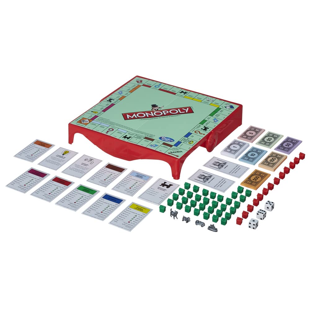 Hasbro Gaming Monopoly Grab and Go tokens for quick on the go play