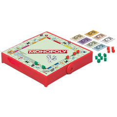 Hasbro Monopoly Grab N Go storage tray keeps pieces tidy between sessions