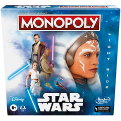 Hasbro Monopoly Star Wars Light Side Edition box for family game night