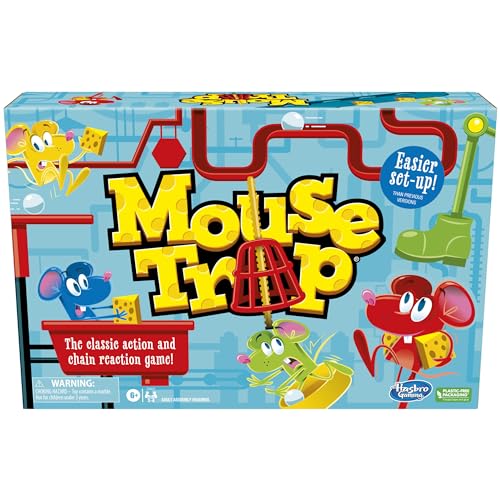 Hasbro Mouse Trap in-action as players move to collect cheese