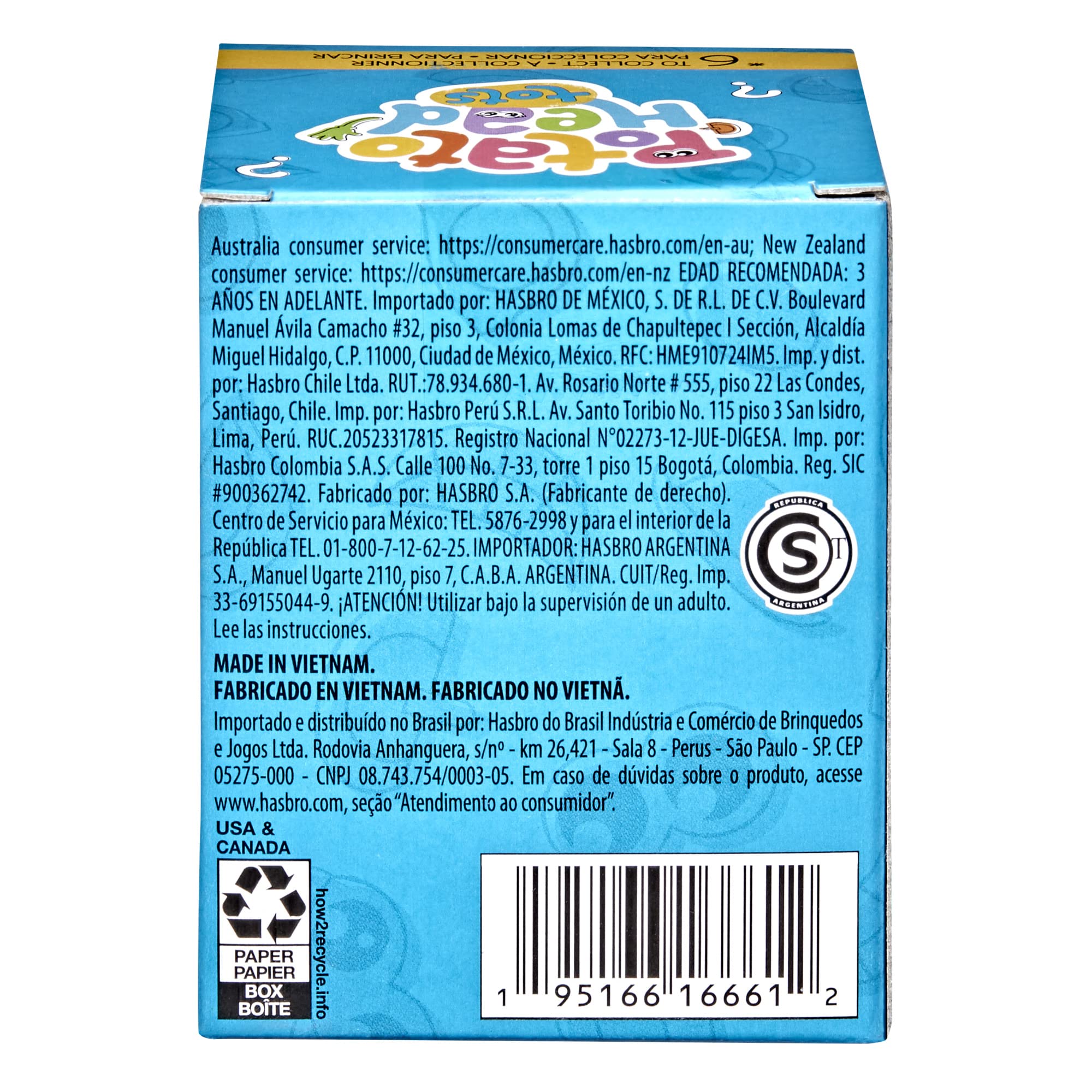Vivid colors and easy snaps make Mr Potato Head MPH Sweet Tots a creative activity.