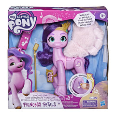 Hasbro My Little Pony Princess Petals wings moving during pretend-flight.
