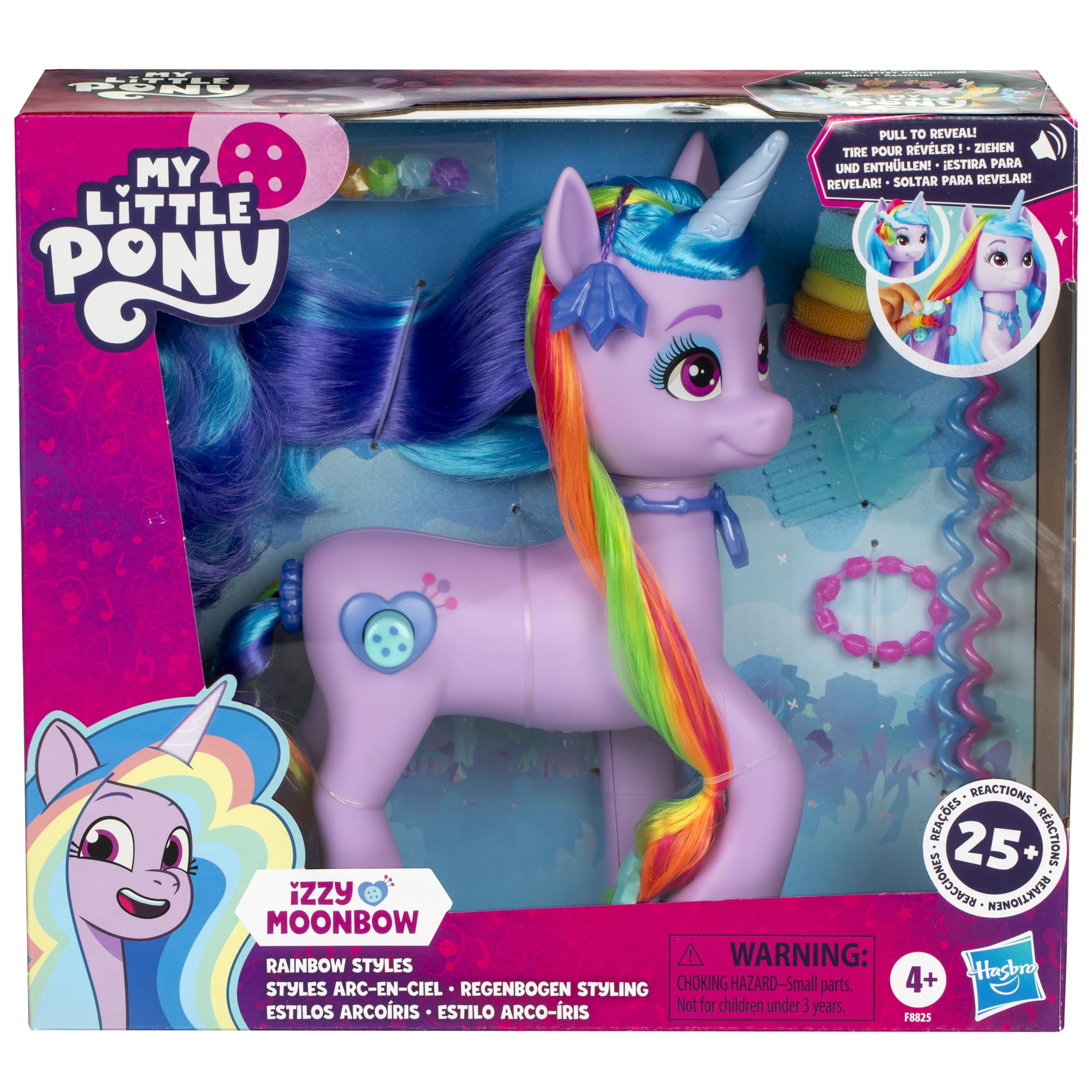 Hasbro My Little Pony Izzy Moonbow long soft mane to style