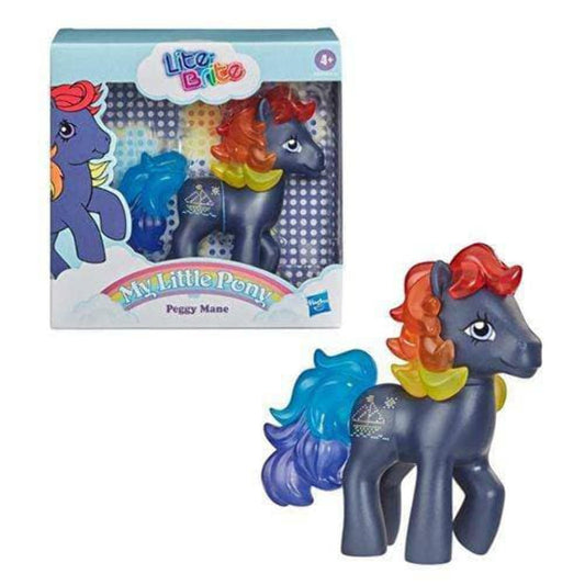 Hasbro My Little Pony Peggy Mane Lite-Brite Mashup figure for nostalgic display.