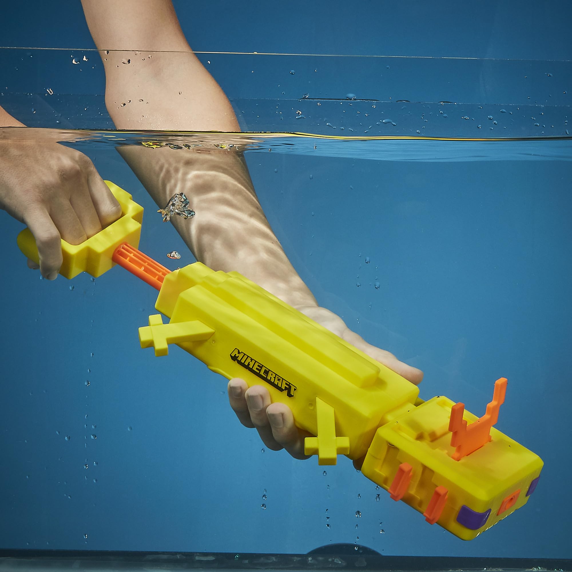 Hasbro Nerf Super Soaker Axolotl Blaster with poseable gills feature