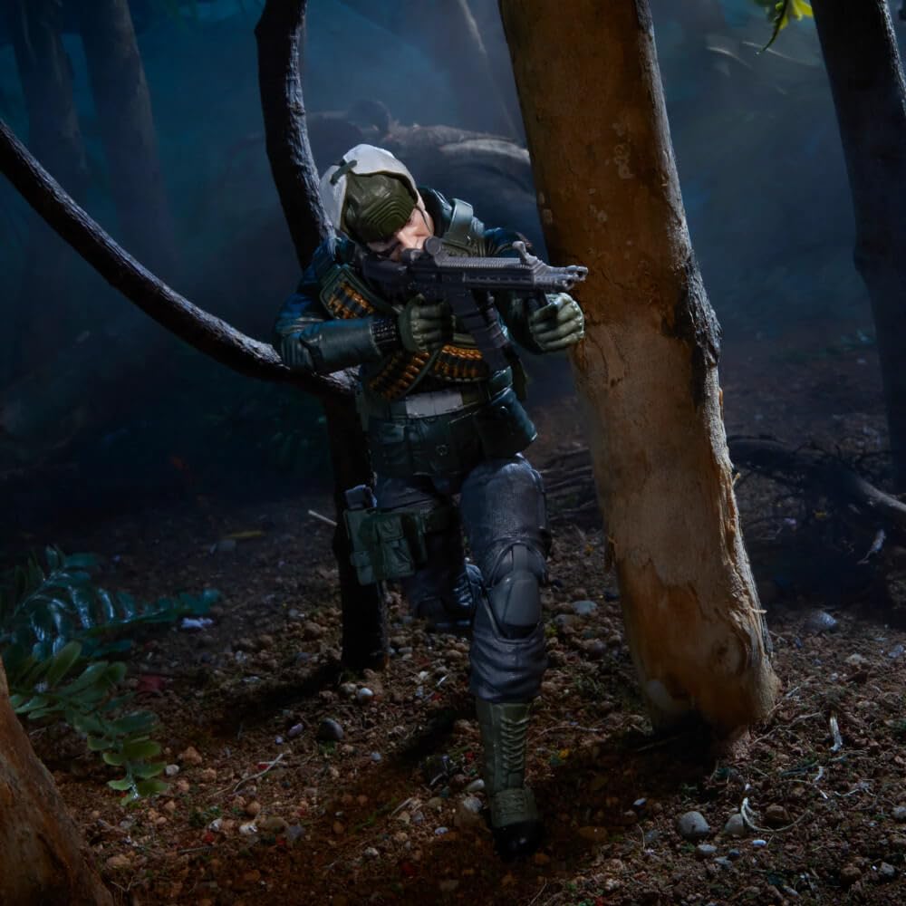 Hasbro Nightforce David Bennett dynamic stance emphasizes action-ready figure