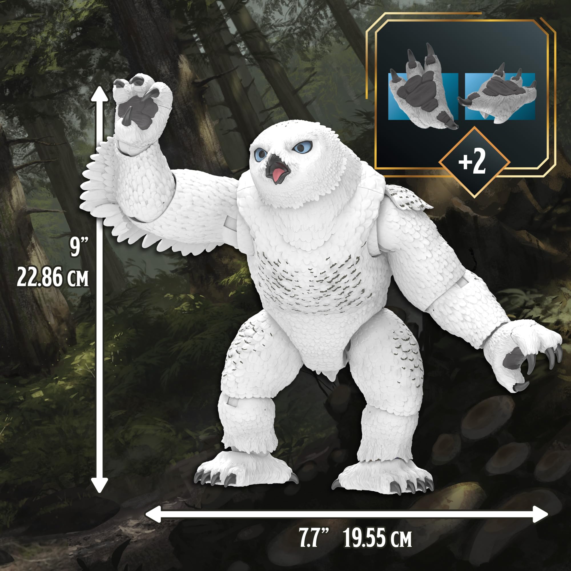 Hasbro Owlbear/Doric 6-Inch figure standing two legs for dramatic stance