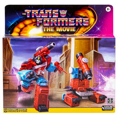 Hasbro Perceptor with blaster accessories enhances retro action play