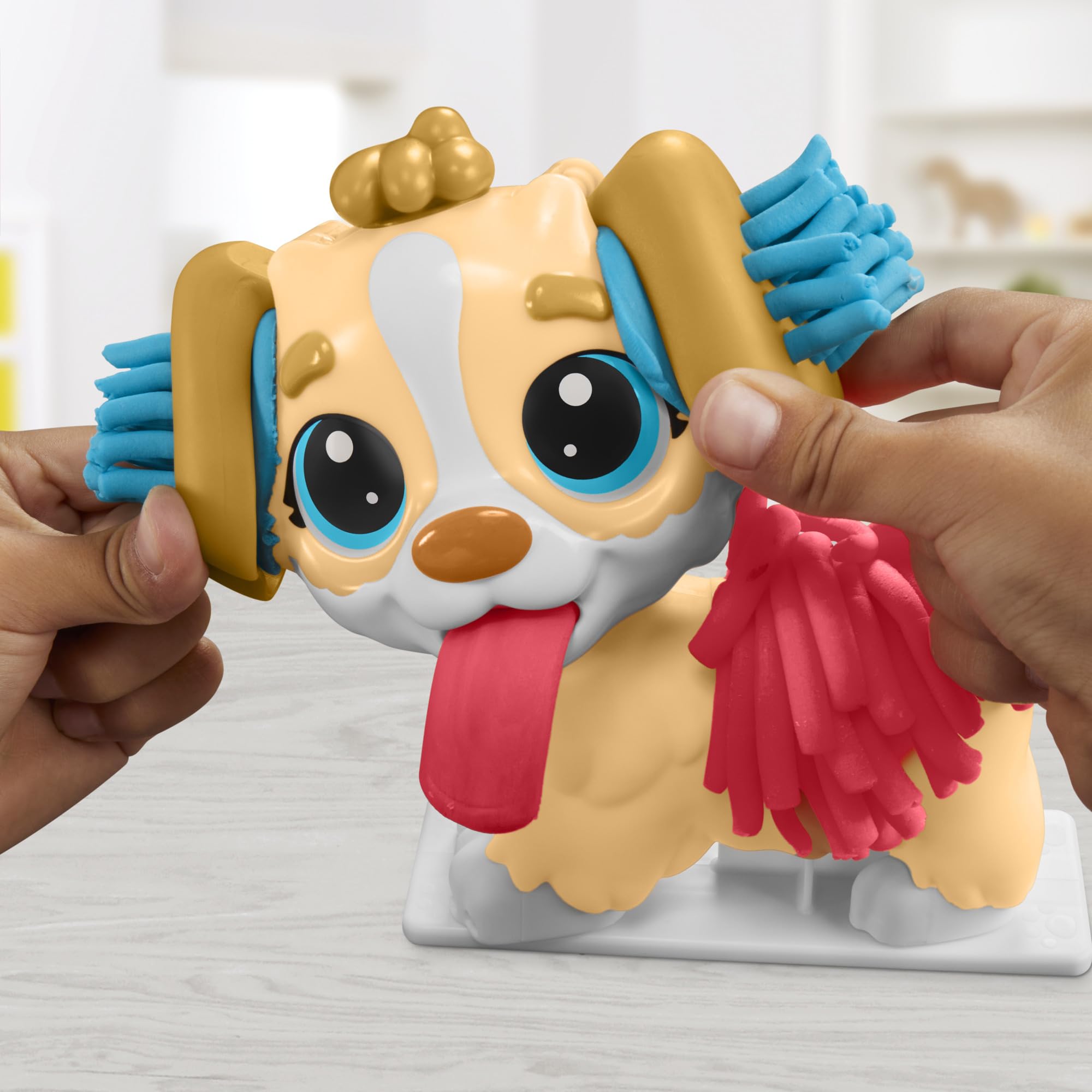 Hasbro Play-Doh Care 'n Carry Vet Playset with thermometer for checkups.