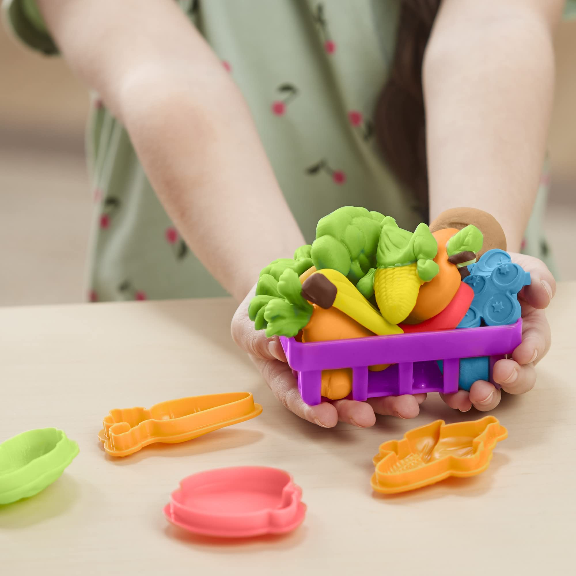 Hasbro Play-Doh egg carton mold for organizing pretend foods.