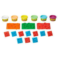 Bright color palette of Play-Doh for engaging color exploration.