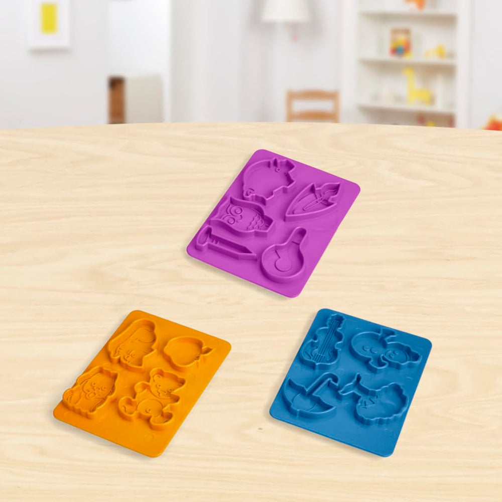Roll, stamp, and build digits to explore basic arithmetic.