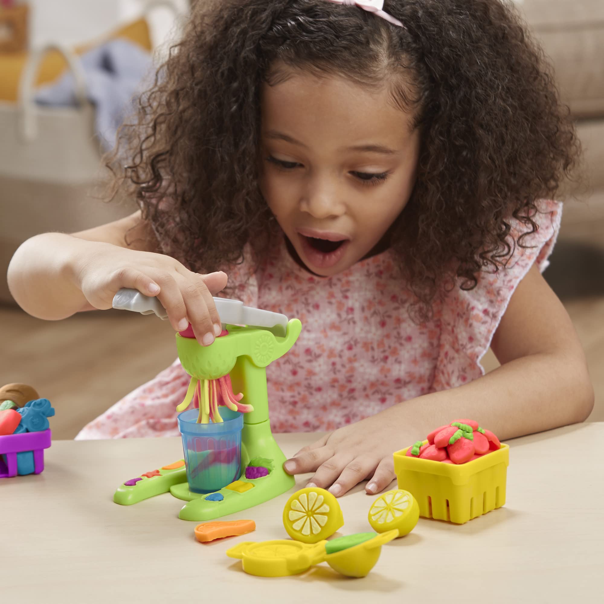 Hasbro Play-Doh lemon mold adds bright citrus accents to dishes.