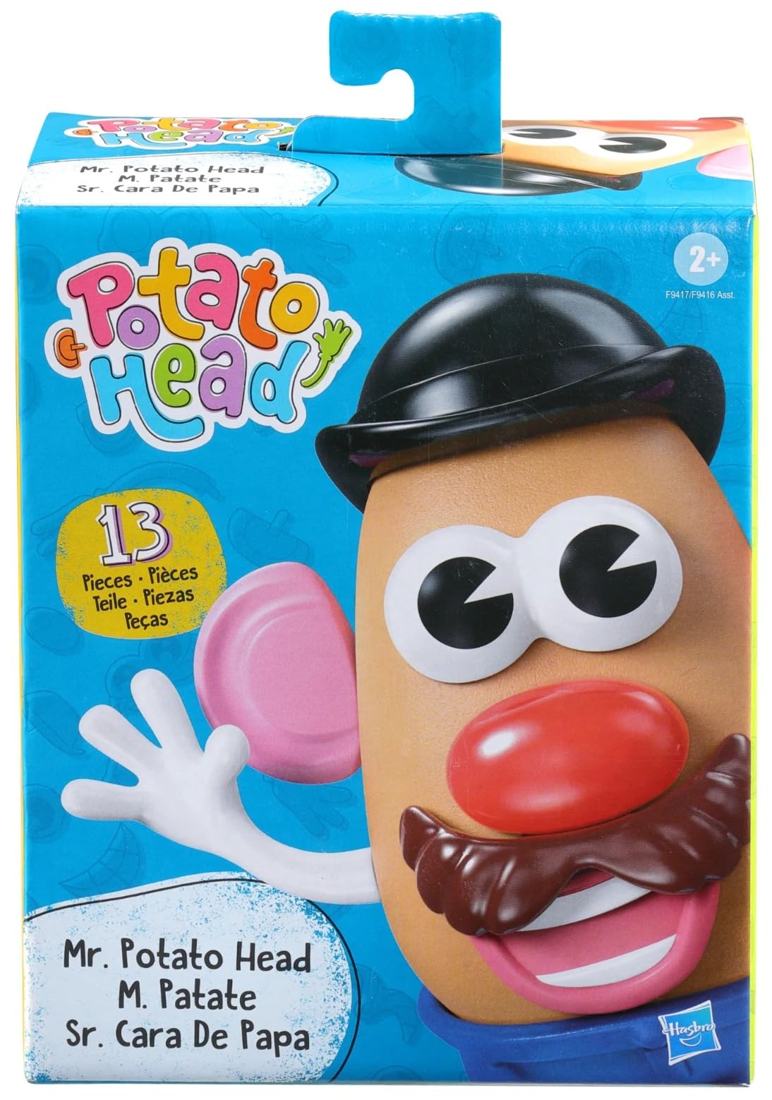 Facial pieces for Mr. Potato Head including eyes and mouth
