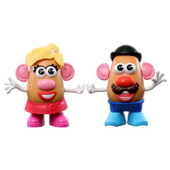 Hasbro hairdo, eyes, arms, and noses provide expressive character options.