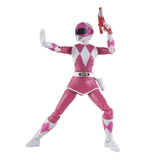 Hasbro Power Rangers Lightning Collection Pink Ranger figure with premium articulation for display