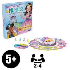 Hasbro Pretty Pretty Princess packaging keeps components organized.