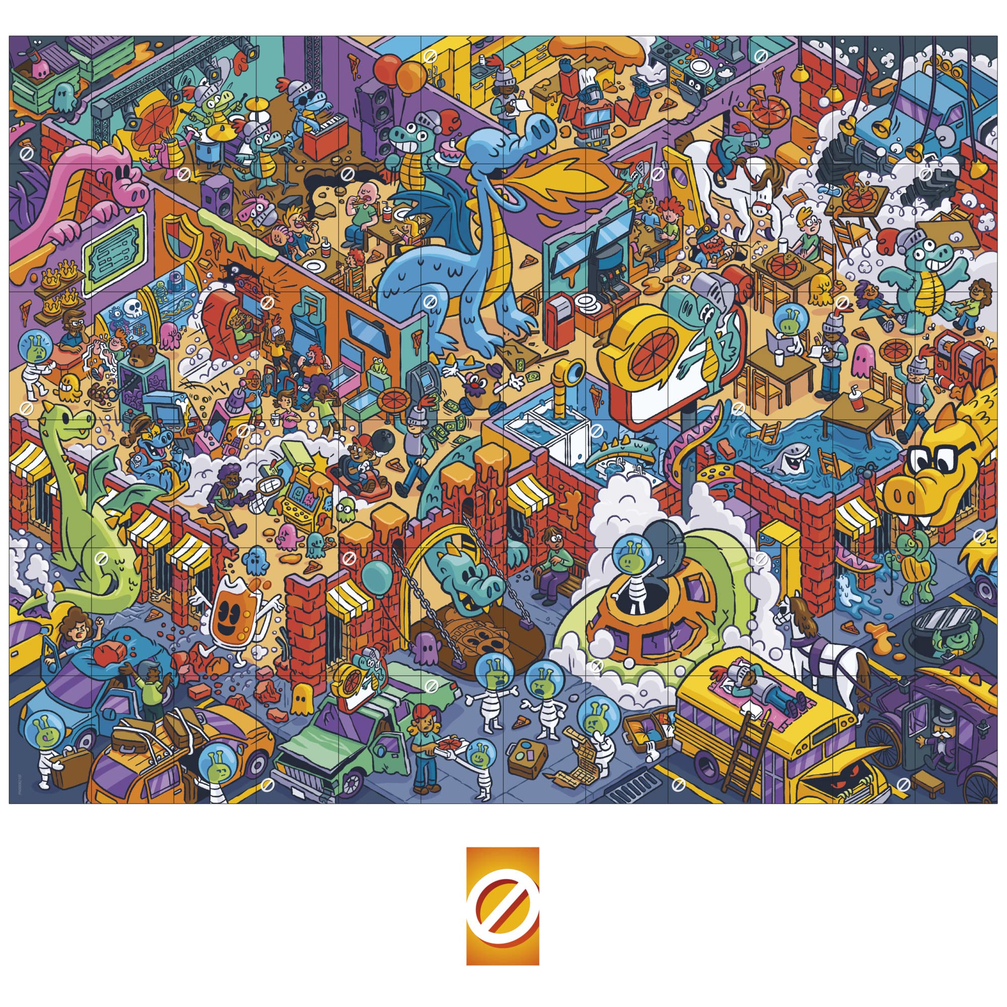 Hasbro Puzl It game: connect-steal-block focus image for strategic card play with friends.