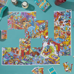 Hasbro Puzl It game: easy-to-teach snapshot for quick setup and family-friendly learning.