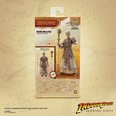 Six-inch Hasbro René Belloq figure showcases premium deco and poseability.
