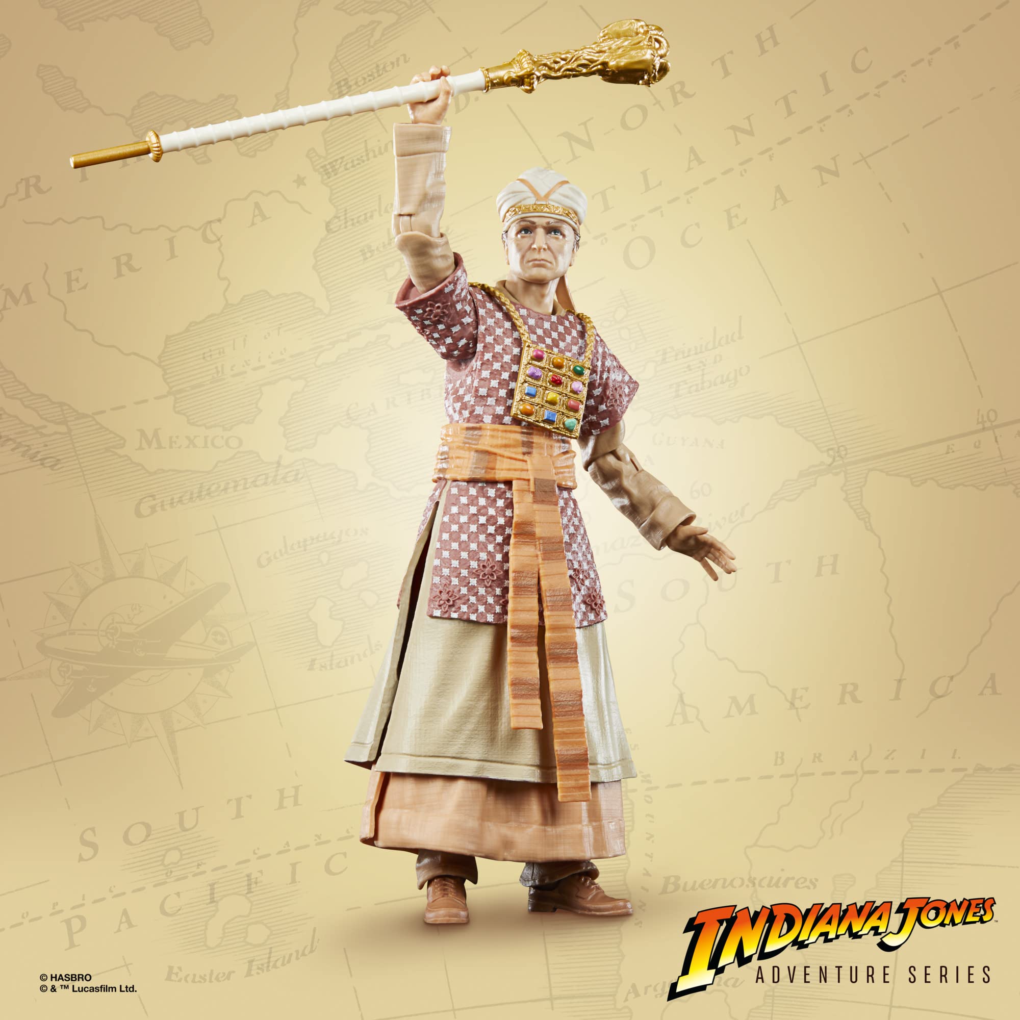 Build An Artifact piece included with Belloq helps assemble the Ark.